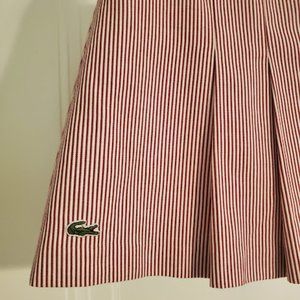 Lacoste Pleated Low Rise Skirt